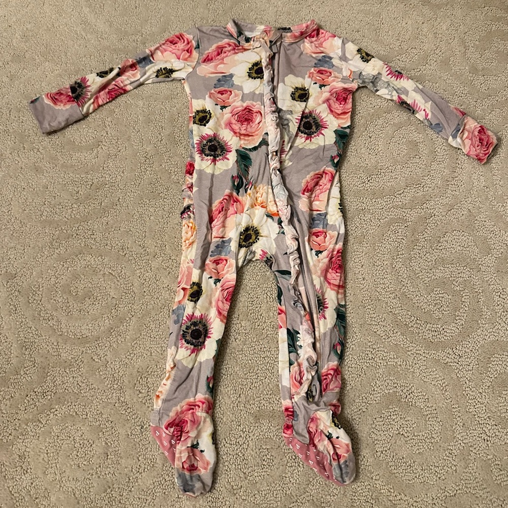 Posh Peanut floral sleeper